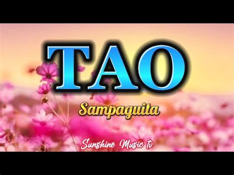 tao sampaguita.